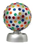 10 Disco ball lights in silver