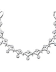 3.50CT-DIA FLOWER NECKLACE