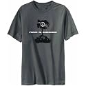 T-Shirt Mens Dark Silver " Peace in Cambodia - Tank " Countries