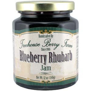 Blueberry Rhubarb Jam by Treehouse Berry Farm
