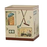 Bacova Guild Golf Wastebasket