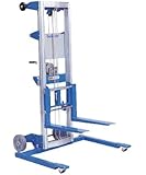 Genie Lift, GL- 8, Straddle Base - Heavy-Duty Aluminum Manual Lift, 400 lbs Load Capacity, Lift Height 10' 0.5" from Ground Level