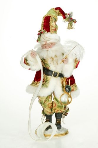 Mark Roberts Christmas Limited Edition Checkin It Twice Santa Decoration 