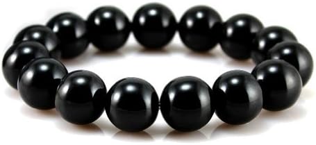 Power Ionic Health Tourmaline Black Bigger Beads Bracelet Yoga Wristband w/ Box by smartshirt