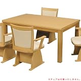 丸栄 ダイニングコタツテーブル ATA-135LB/W1350mmの画像