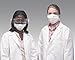 Total Source APP0340-WHITE Over-The-Ear Safety Face Mask, White Woven Polypropylene; 50/Pk