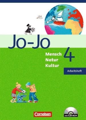 Cornelsen Verlag Jo-Jo Mensch - Natur - Kultur - Grundschule Baden-W&uuml;rttemberg: Band 4 - Arbeitsheft mit CD-ROM