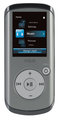 RCA Opal 2 GB Video MP3 player with 1.8-inch Display, FM Radio, and Voice Recording (Gray)