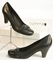 Edler COMMA Leder Pumps schwarz