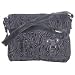 DAKINE HANNAH LAPTOP BAG PURSE BLACK FLOCKED 8150-078