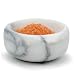 RSVP White Marble Herb & Salt Bowl