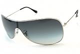 Ray Ban RB 3211 Aviator Sunglasses RayBan RB3211 Silver 003 8G Shades