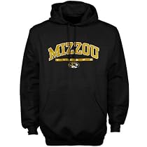 Missouri Tigers Black Mascot Hoody Sweatshirt