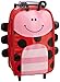Stephen Joseph Girls' Rolling Backpack, Ladybug, One Size