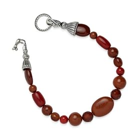 Color Connections Fiery Reds Beaded Bracelet by CP Signature
