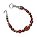 Carolyn Pollack Sterling Silver Carnelian, Coral and Jasper Fiery Reds Beaded Gift Bracelet