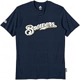 Milwaukee Brewers Two Button Officially Licensed MLB Jersey Youth Small