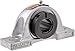 Sealmaster NPL-32TC CR Pillow Block Ball Bearing, Non-Expansion Type, Corrosion Resistant-Duty, Regreasable, Skwezloc Collar, Contact Seals, 316 Stainless Steel Housing, 2" Bore, 2-7/16" Base to Center Height, 6-3/4" Bolt Hole Spacing Width, ?2 degrees Misalignment Angle
