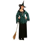 Ladies Quality Fancy Dress Classic Witch Costume Large