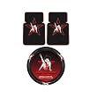 3PC Betty Boop Star Front Floor Mats Steering Wheel Cover