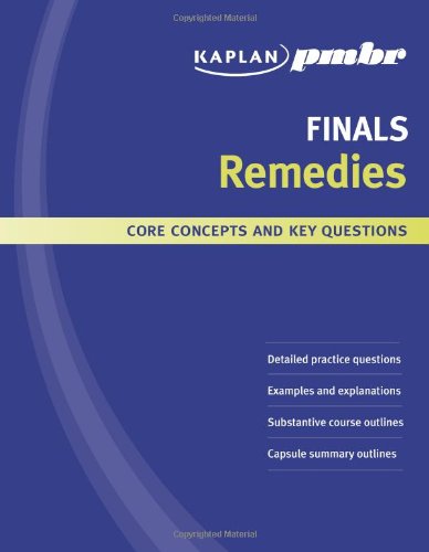 Kaplan PMBR FINALS: Remedies: Core Concepts and Key Questions