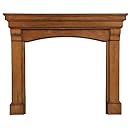 Pearl Mantels 195-48-50 Blue Ridge Fireplace Mantel, Distressed Oak Finish with 48-inch Interior Opening