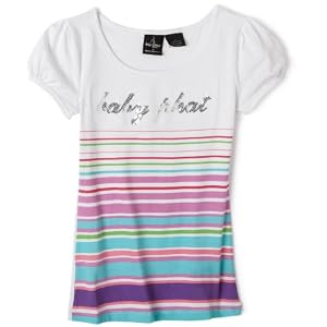 Baby Phat Girls 7-16 Printed Stripe Tee