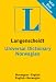 Langenscheidt Universal Norwegian Dictionary: Norwegian-English/ English-Norwegian