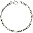 Sterling Silver Franco Chain 3 mm (1/8 in.) Rhodium Finish,