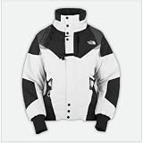 The North Face Wmns St Bomber Jacket Wht/Blk - ABEZ-100