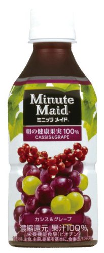 ミニッツメイド カシス&グレープ350ml×24本