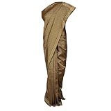 Indian Green Sari Fabric in Silk