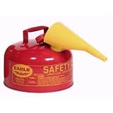 Eagle UI20FS 2-Gallon Type 1 Gasoline Safety Can with Funnel