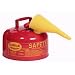 Eagle 2 Gallon Type 1 Gasoline Safety Can With Funnel #UI20FS