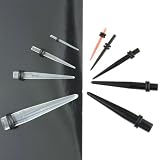 Acrylic Taper Kit: One each 14g through 00g, Random Colors