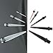 Acrylic Taper Kit: One each 14g through 00g, Random Colors