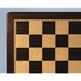 WW Chess 21-inch Ebony and Brdseye Maple Board