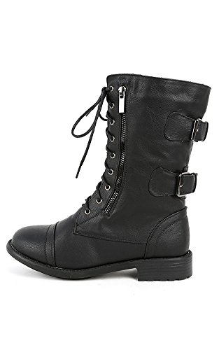 Top moda women pack-72 boots,black,7