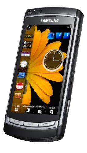 Samsung I8910 HD 8 GB Smartphone (8 MP-Kamera, 3,7'' AMOLED Touchscreen, WLAN, Navi) schwarz silber