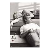 James Dean & Marilyn Monroe (Rose) Movie Poster Print - 24x36