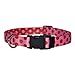 Yellow Dog Design Valentine Polka Dot Break Away Cat Collar-One Size Fits All