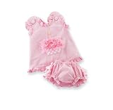 Party Time Cupcake Pinafore Bloomers Set