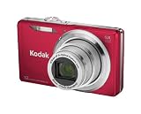 Kodak EasyShare M381 Digitalkamera (12,4 Megapixel, 5-fach opt. Zoom, 7,6 cm (3 Zoll) Display) rot - 