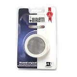 Bialetti 4-Cup Stainless Replacement Gasket Filter Pack by Bialetti