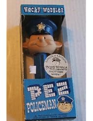 From Amazon.com. Click for details:
 Toy: Pez Wacky Wobbler Limited Edition of 5000 Policeman 8" Tall - Funko Toy: Pez Wacky Wobbler Limited Edition of 5000 Policeman 8" Tall - Funko