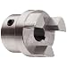 Boston Gear FC151/2 Shaft Coupling Half, FC15 Coupling Size, 0.500 inches Bore, 1-1/32 Thru Bore Length, 1.250 inches Hub Diameter, 6 Max HP at 1750 RPM, 250 Max Torque (LB-IN), Steel