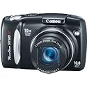 Canon PowerShot SX120 IS - Digital camera - compact - 10.0 Mpix - optical zoom: 10 x - supported memory: MMC, SD, SDHC, MMCplus - black