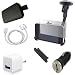 MaryCom KFZ Mega Pack f�r Apple Iphone 3G 3Gs 8GB ,16GB, 32GB ( KFZ Halterung vibrationsfrei 360� drehbar , neigbar uns schwenkbar / 220V Ladeger�t, 12V Ladeger�t, Connector USB Kabel, Lederetui, USB Schutzkappe, Displayschutzfolie )