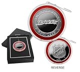 Anaheim Ducks Silver Coin Ornament