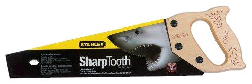 Stanley 15-086 15-Inch, 12-Point Contractor Grade Short Cut Tool Box Saw